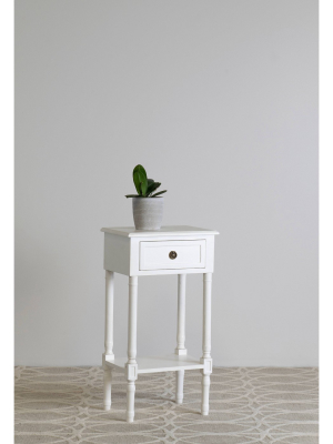 Lilith Side Table White - East At Main