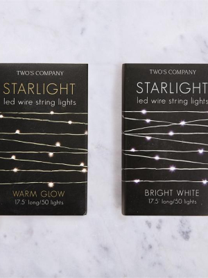 Starlight Led Wire String Lights In Gift Box Assorted 2 Colors