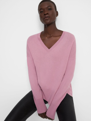 Karenia V-neck Sweater In Cashmere