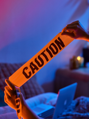 Ginger Ray Halloween Caution Tape Garland