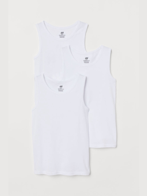 3-pack Cotton Tank Tops