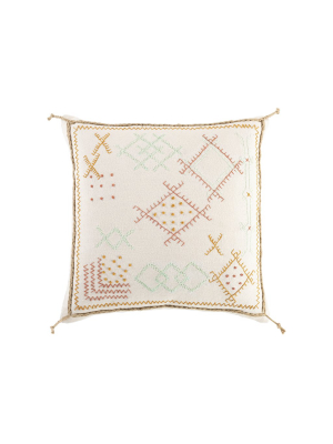 Sambramba Hand-embroidered Pillow