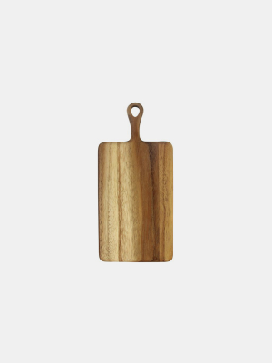 Mini Acacia Wood Board With Handle