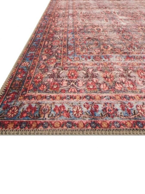 Loloi Rug Loren Lq-05 Eggplant/crimson