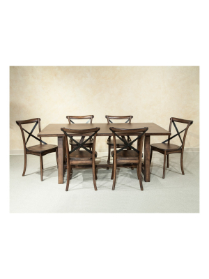 Lindsay Trestle Base Dining Table Walnut - Intercon