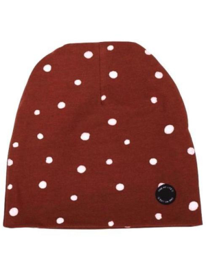 Hat Dots Brown