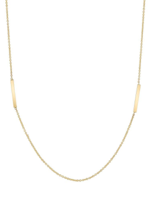 Bar Duo Necklace