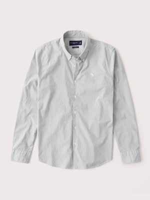 Super Slim Poplin Shirt