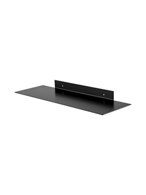 Dolle Katana Floating Metal Shelf (32") - Black