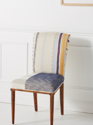 Elza Striped Dining Chair