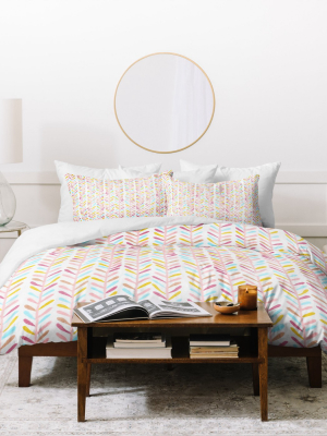 Dash And Ash Herring Colorways Duvet Set - Deny Designs