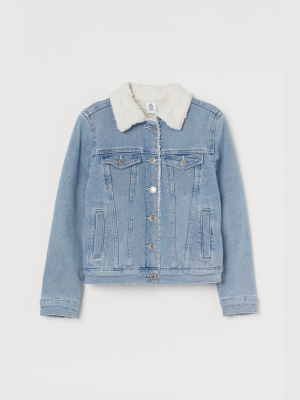 Lined Denim Jacket