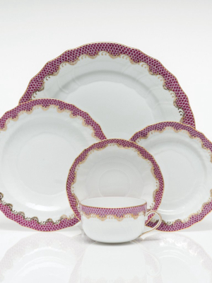 Fish Scale Bread & Butter Plate, Pink