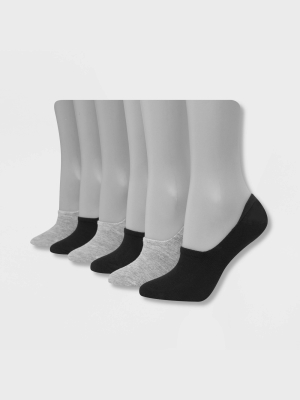 Hanes Performance Women's Lightweight 6pk Liner Athletic Socks 5-9