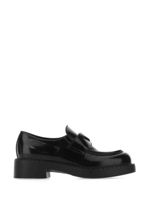 Prada Logo Plaque Loafers