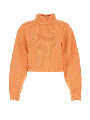 The Row Cropped Cut Sweater