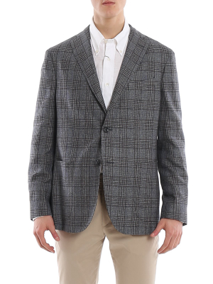 Boglioli Checked Single-breasted Blazer