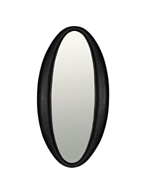 Woolsey Mirror In Charcoal Black