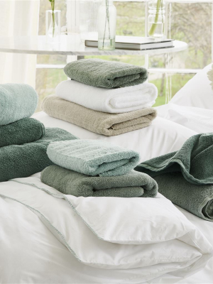 Loweswater Organic Celadon Towels