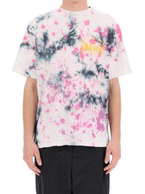 Aries Tie Dye Temple T-shirt