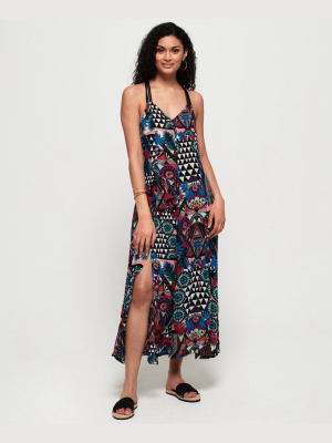 Carissa Macrame Maxi Dress