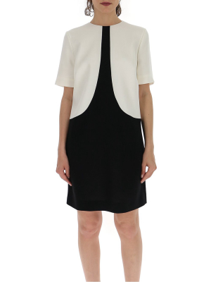 Givenchy Two-tone Mini Shift Dress