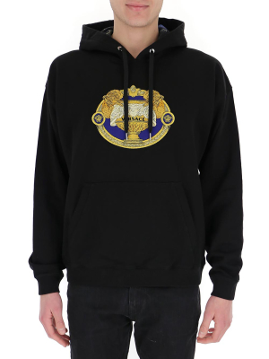 Versace Graphic Print Hoodie