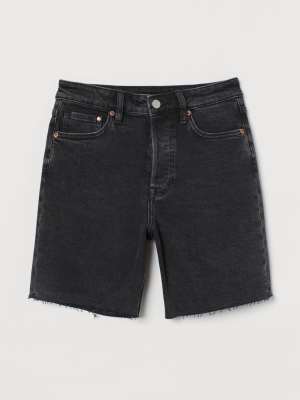 Denim Bermuda Shorts