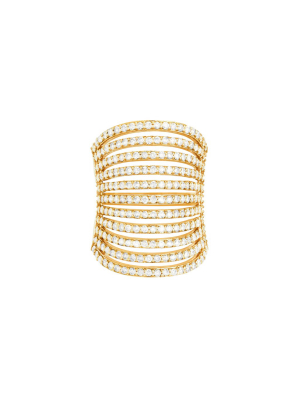 Spine Ring - Yellow Gold