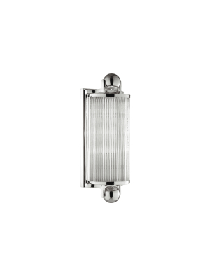Mclean 1 Light Bath Bracket Polished Nickel