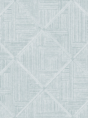 Cade Teal Geometric Wallpaper From The Scott Living Ii Collection By Brewster Home Fashions