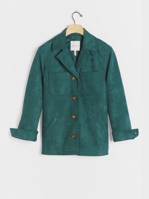 Rachael Sueded Shirt Jacket