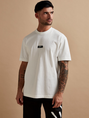 Signature Ecru Badge T-shirt