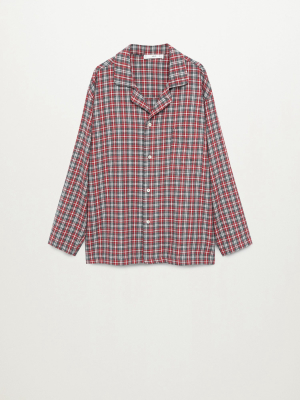 Check Cotton Shirt