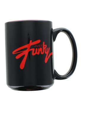 Just Funky Just Funky Logo 16oz Ceramic Coffee Mug