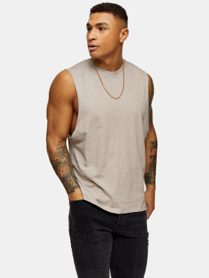 Grey Slub Tank