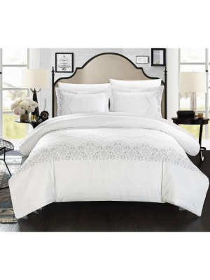 Chic Home Design Sandy Duvet Cover & Sham Set