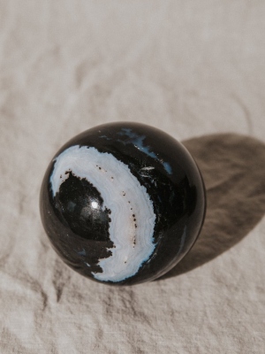 Zebra Onyx Sphere