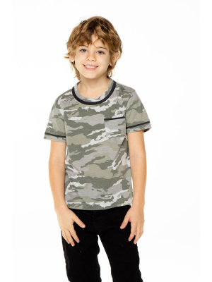 Chaser Kid Camo Tee