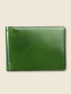 Small Bi-fold Wallet - Green