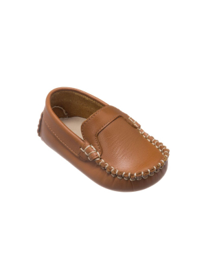 Elephantito Baby Moccasin - Natural Leather