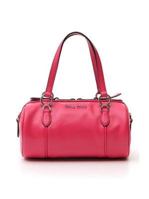 Miu Miu Logo Plaque Tote Bag