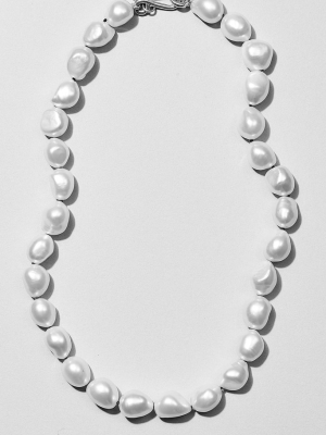 Simple Baroque Pearl Collar