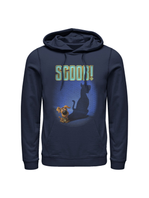 Men's Scooby Doo Dog Shadow Pull Over Hoodie