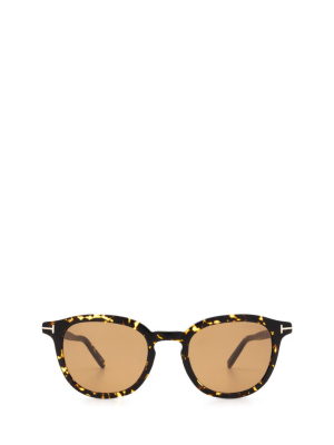 Tom Ford Eyewear Pax Rounded Frame Sunglasses