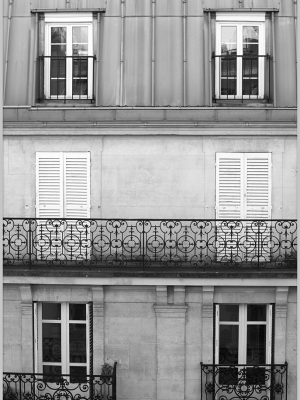 Shuttered Home Paris Wall Art In Various Frames Design By Lillian August