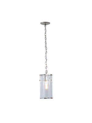 Cassidy Clear Pendant 13.5"h