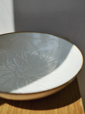 Carved Flower Dish - Large