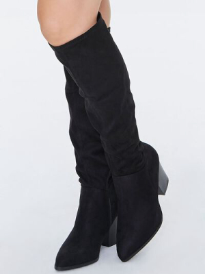 Knee-high Block Heel Boots