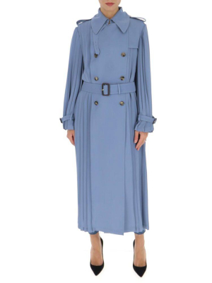 Valentino Pleated Trench Coat